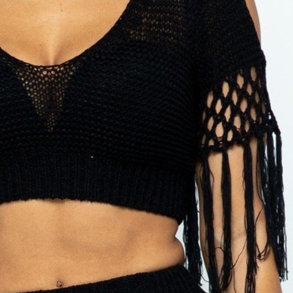 knit crochet cover up Beach party Wear - Picture 7 of 11